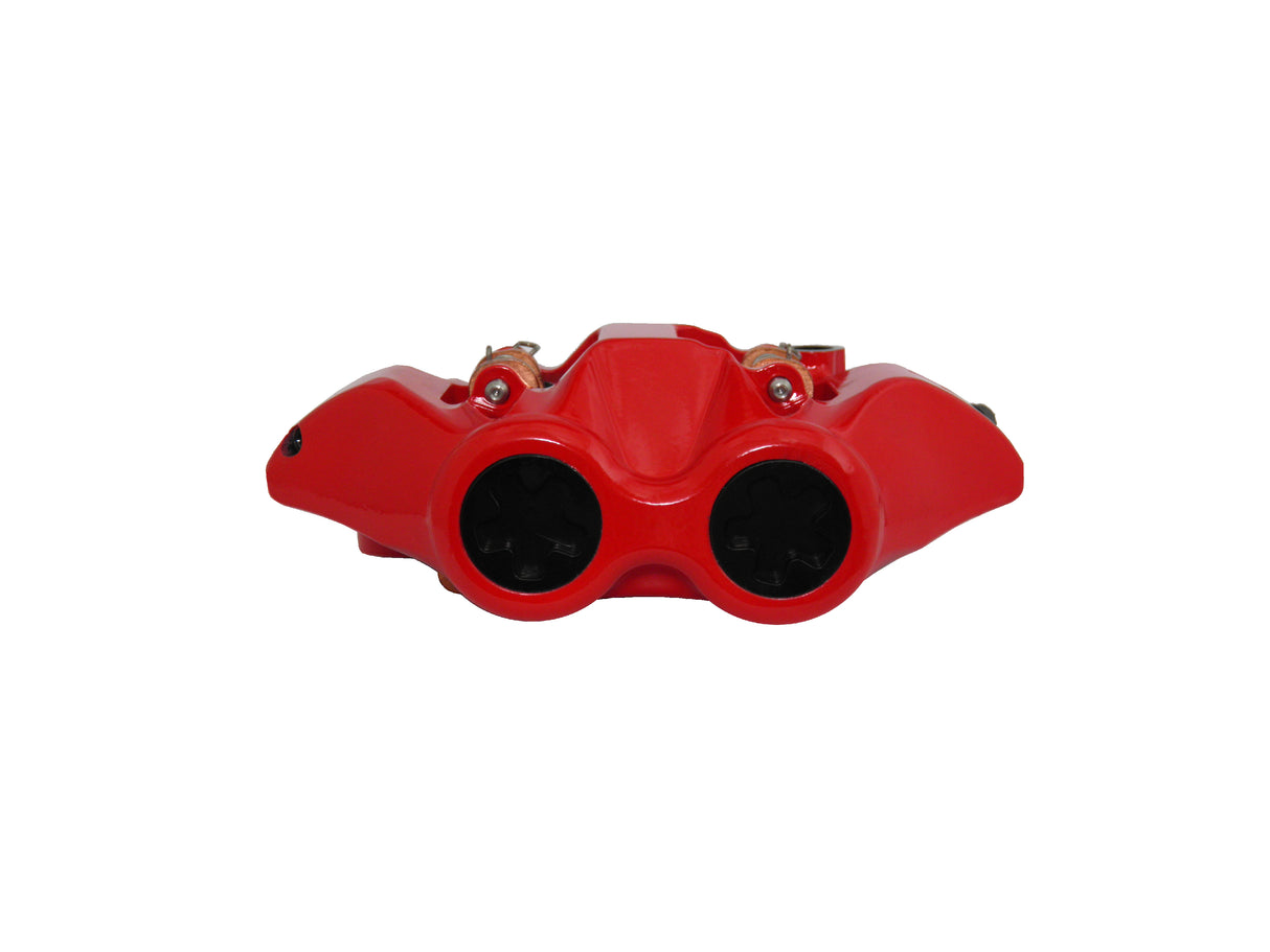 Pinza Freno Radiale Accossato Forgiata Monoblocco Interasse 108 mm Con Pistoni in Alluminio