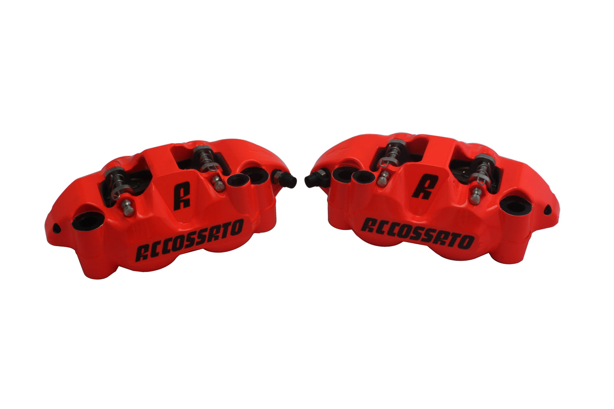 Pinza Freno Radiale Accossato Forgiata Monoblocco Interasse 108 mm Con Pistoni in Alluminio