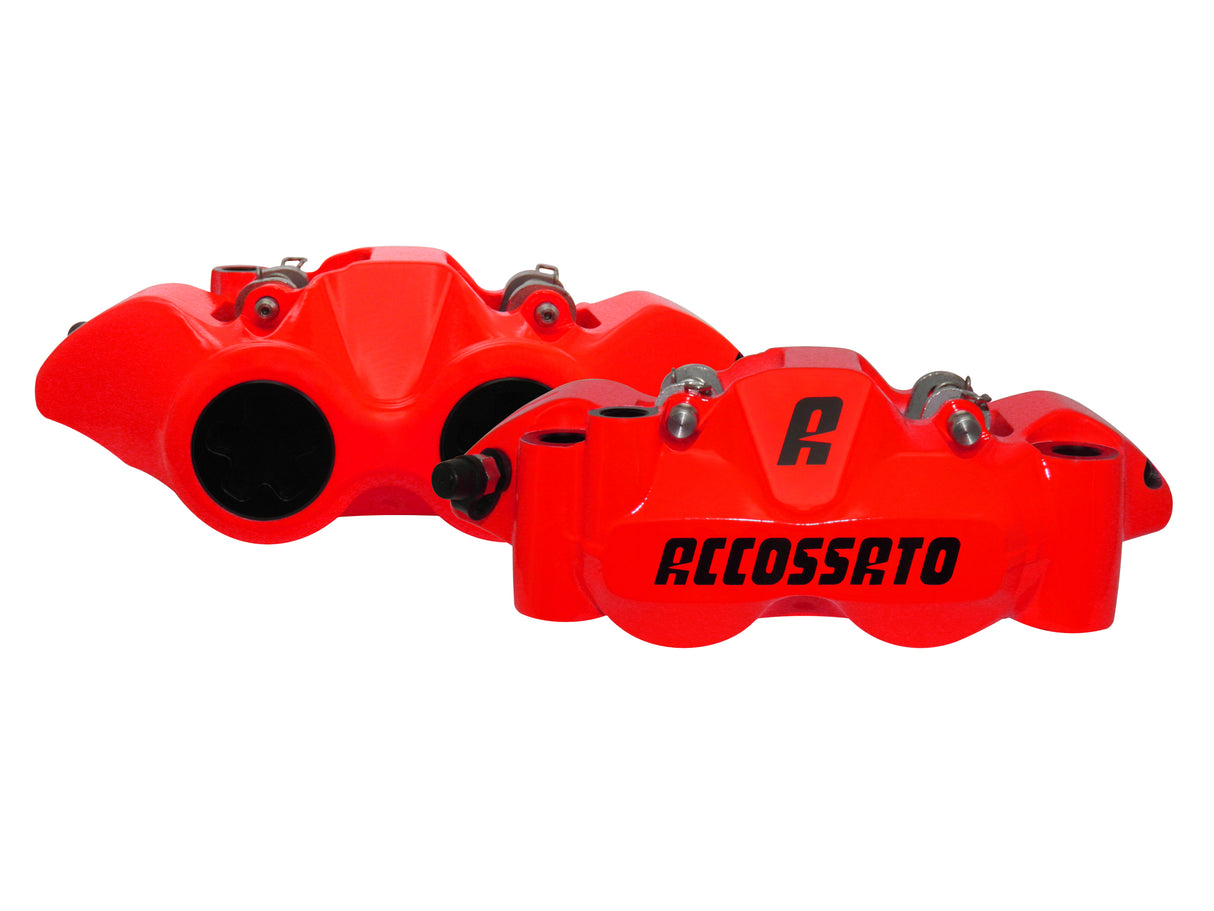 Pinza Freno Radiale Accossato Forgiata Monoblocco Interasse 108 mm Con Pistoni in Alluminio