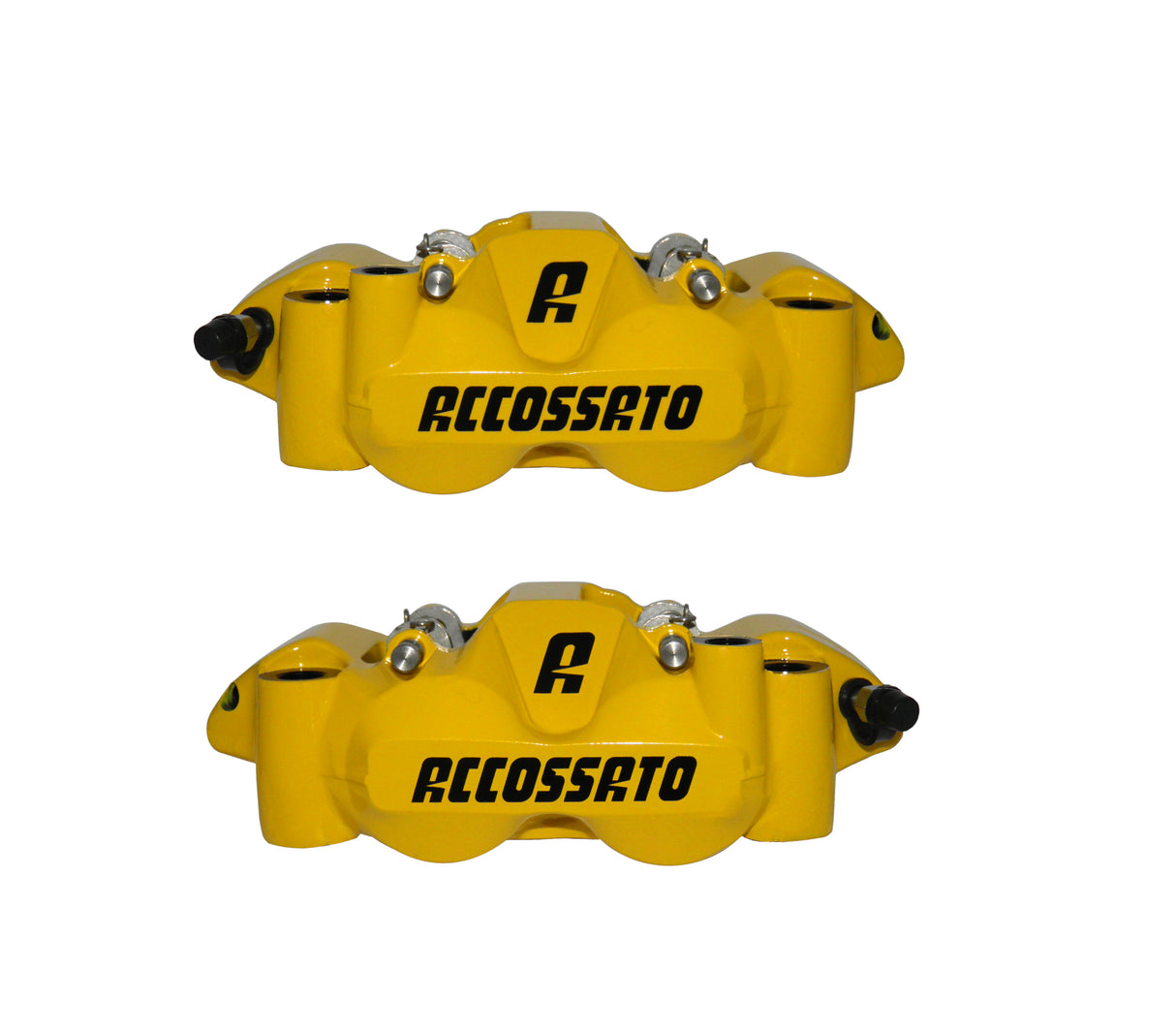 Pinza Freno Radiale Accossato Forgiata Monoblocco Interasse 108 mm Con Pistoni in Alluminio