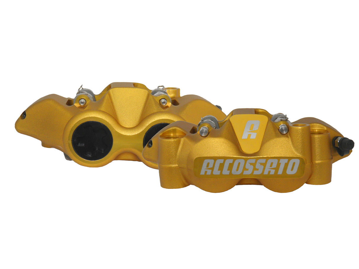 Pinza Freno Radiale Accossato Forgiata Monoblocco Interasse 108 mm Con Pistoni in Alluminio