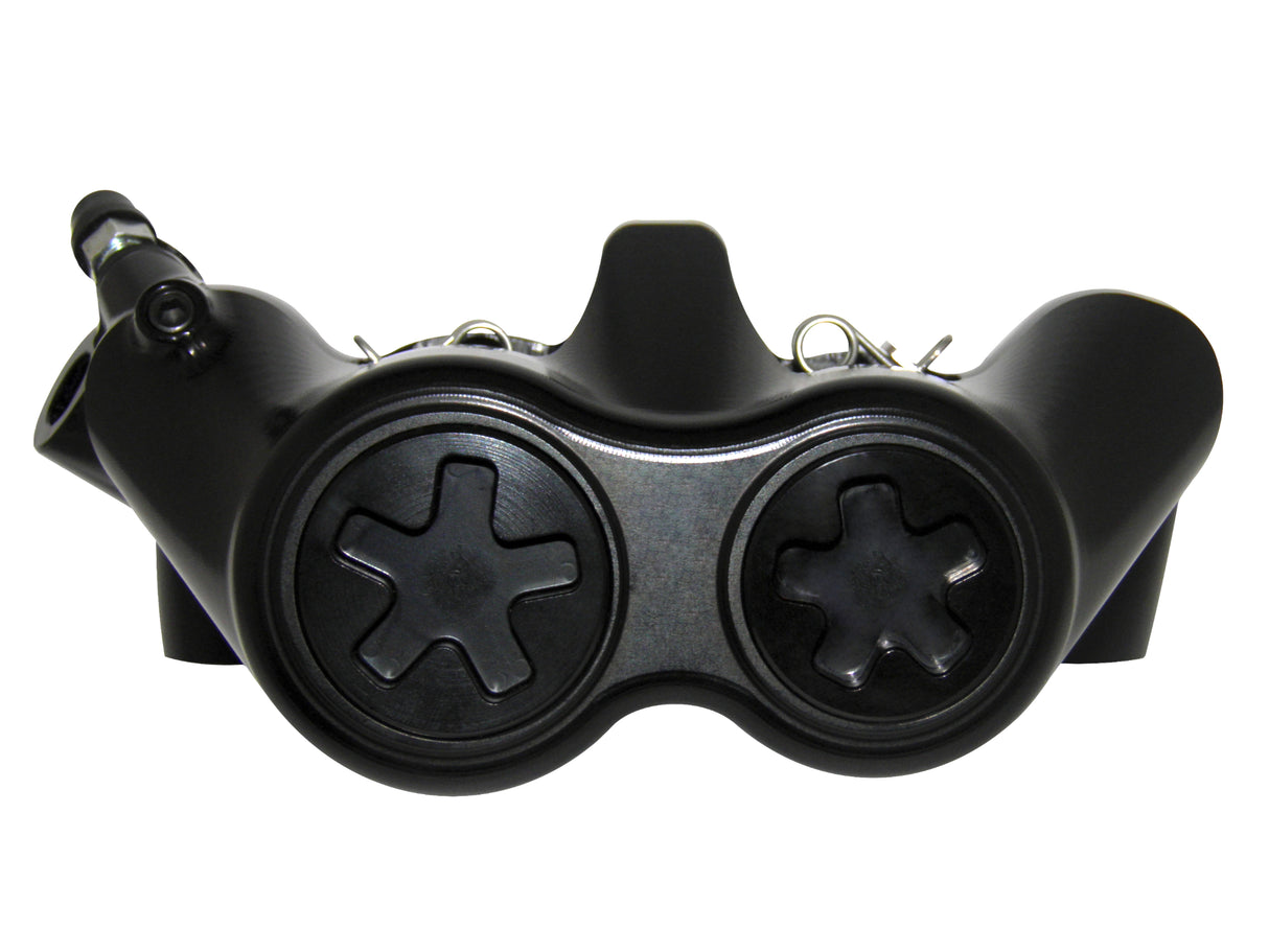 Pinza Freno Radiale Accossato Ricavata CNC Monoblocco Interasse 100 mm Con Pistoni in Titanio