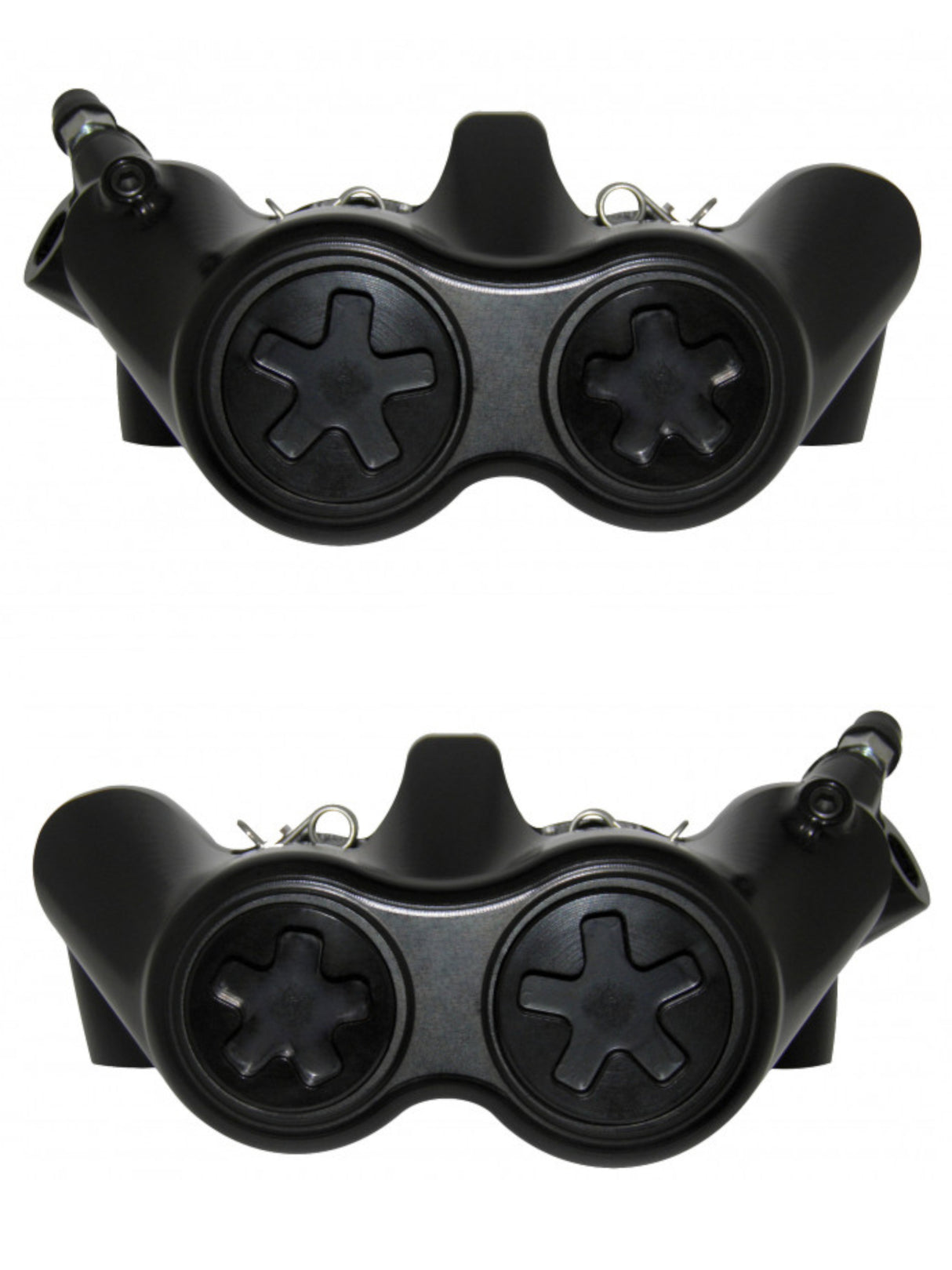 Pinza Freno Radiale Accossato Ricavata CNC Monoblocco Interasse 100 mm Con Pistoni in Titanio