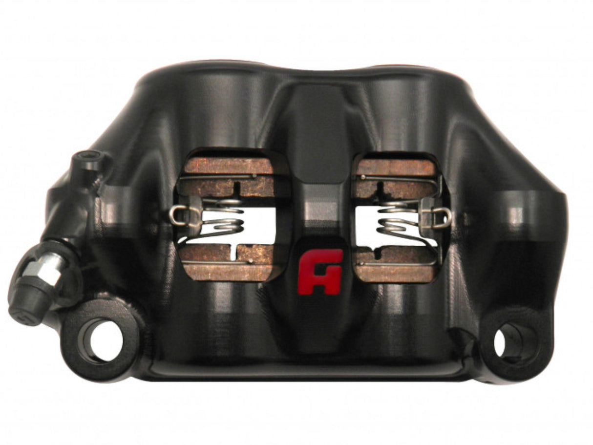 Pinza Freno Radiale Accossato Ricavata CNC Monoblocco Interasse 100 mm Con Pistoni in Titanio