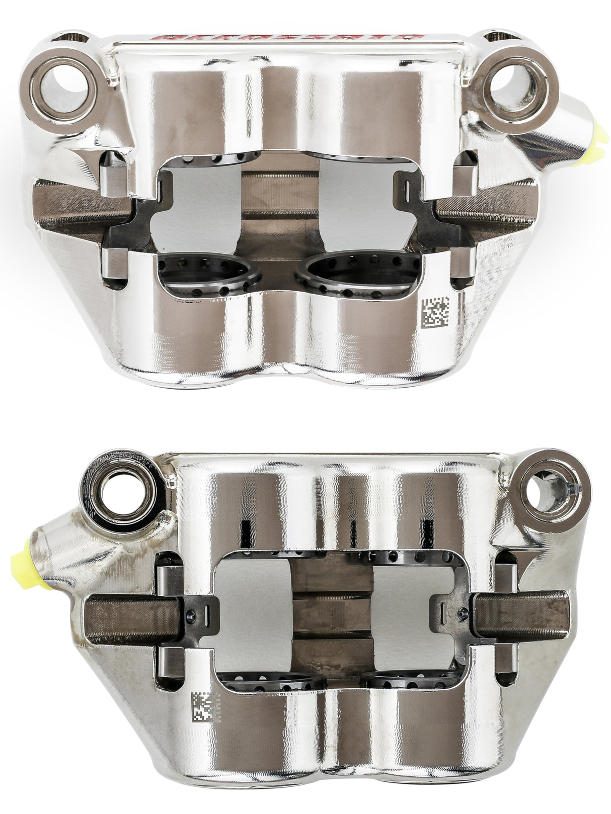 Pinza Freno Radiale Accossato Ricavata CNC Monoblocco Interasse 100 mm Con Pistoni in Titanio