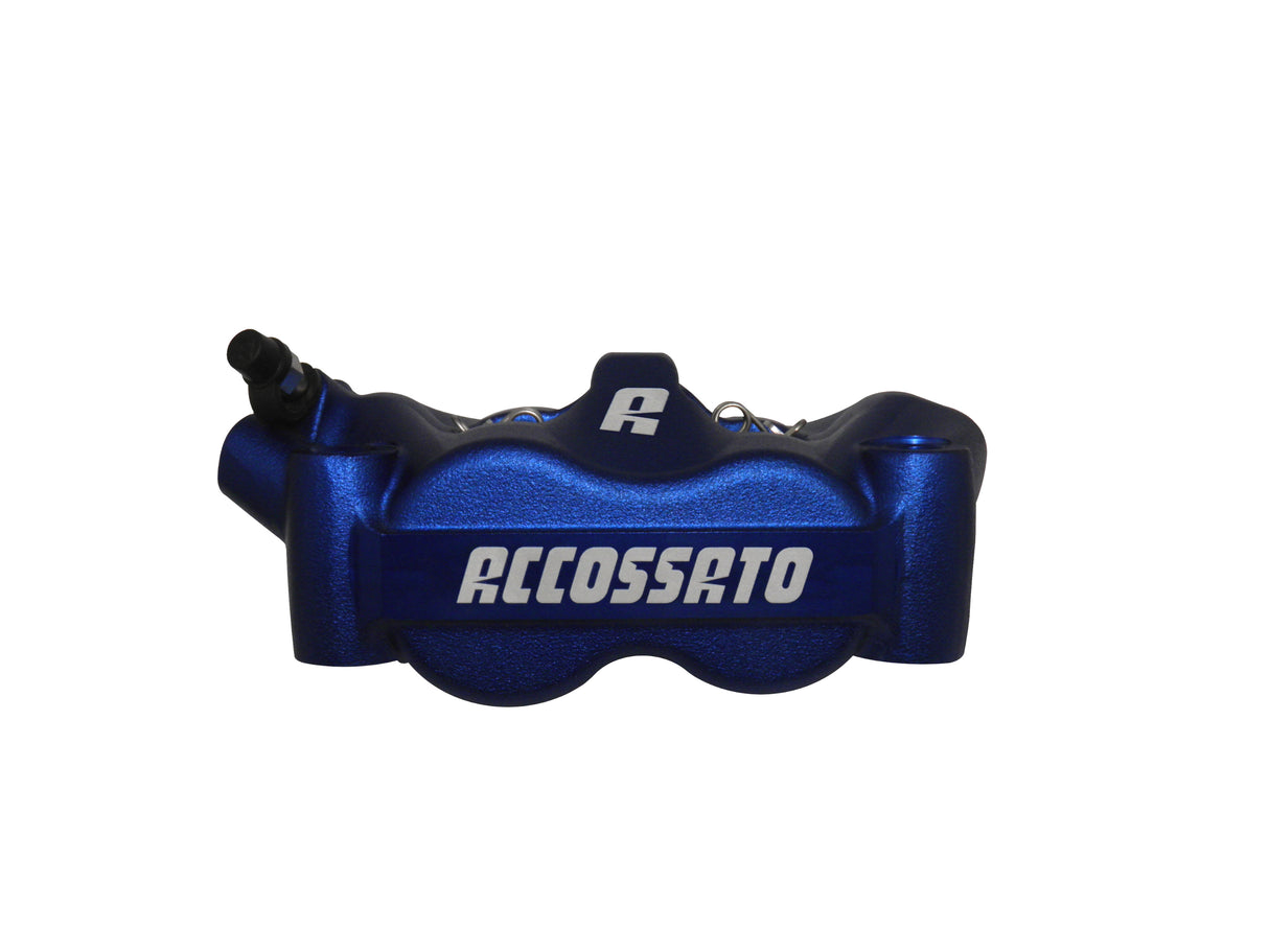 Pinza Freno Radiale Accossato Forgiata Monoblocco Interasse 100 mm Con Pistoni in Alluminio