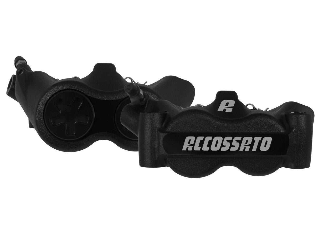 Pinza Freno Radiale Accossato Forgiata Monoblocco Interasse 100 mm Con Pistoni in Alluminio