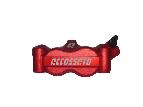 Pinza Freno Radiale Accossato Forgiata Monoblocco Interasse 100 mm Con Pistoni in Alluminio