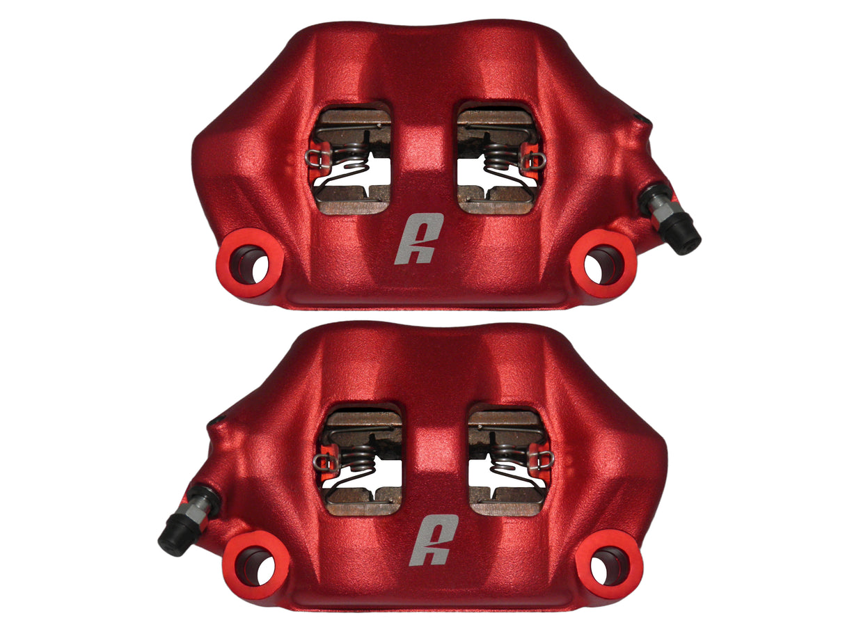 Pinza Freno Radiale Accossato Forgiata Monoblocco Interasse 100 mm Con Pistoni in Alluminio