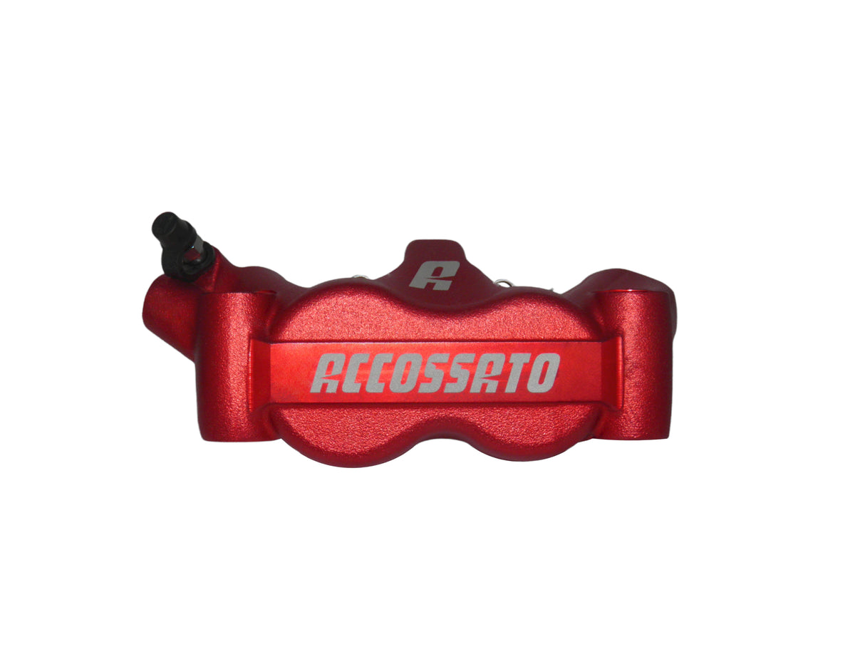 Pinza Freno Radiale Accossato Forgiata Monoblocco Interasse 100 mm Con Pistoni in Alluminio