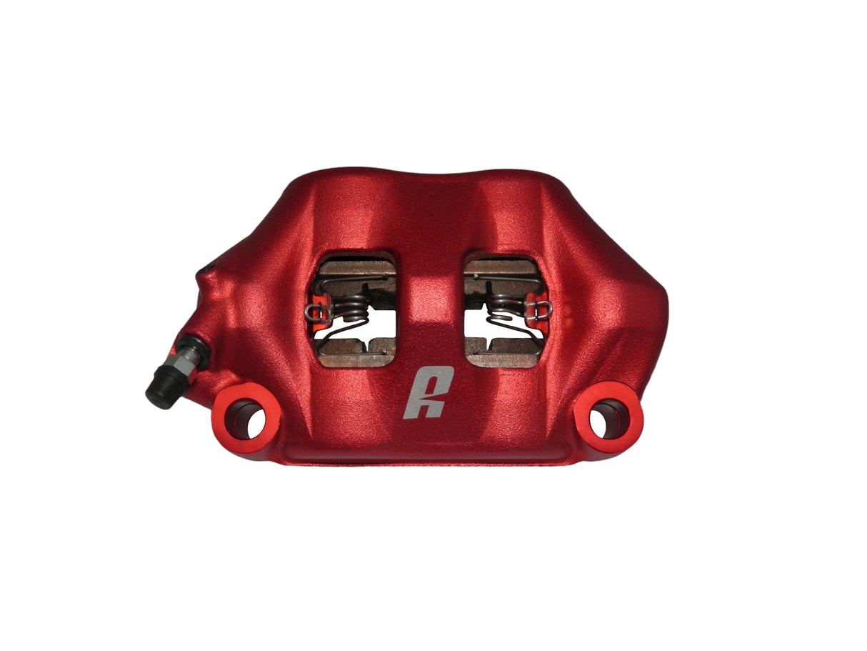 Pinza Freno Radiale Accossato Forgiata Monoblocco Interasse 100 mm Con Pistoni in Alluminio