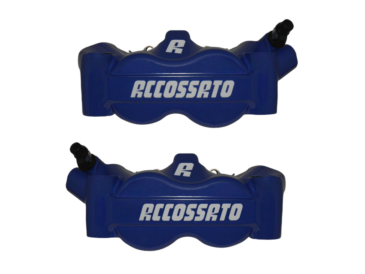 Pinza Freno Radiale Accossato Forgiata Monoblocco Interasse 100 mm Con Pistoni in Alluminio