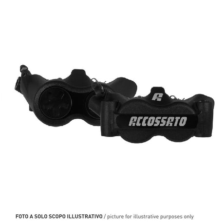 Pinza Freno Radiale Accossato Forgiata Monoblocco Interasse 100 mm Con Pistoni in Alluminio