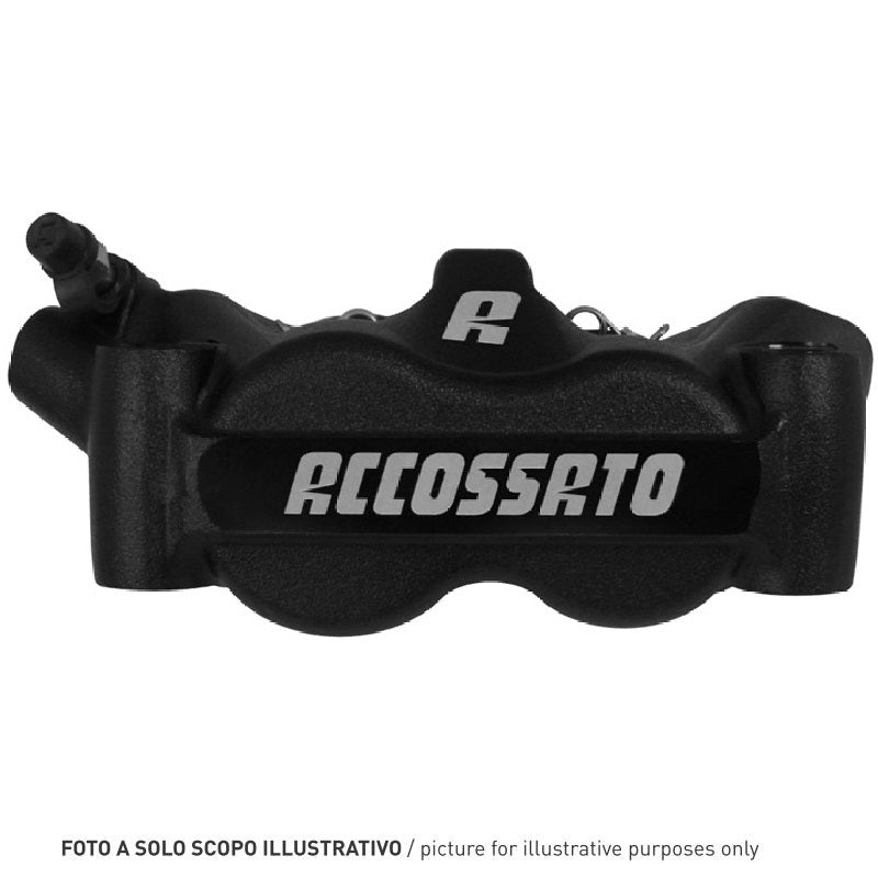 Pinza Freno Radiale Accossato Forgiata Monoblocco Interasse 100 mm Con Pistoni in Alluminio