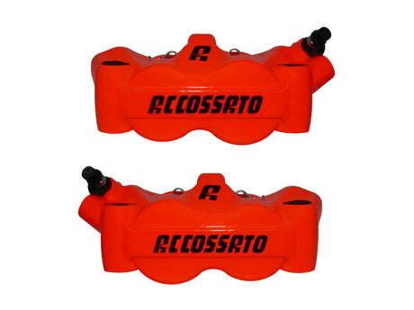 Pinza Freno Radiale Accossato Forgiata Monoblocco Interasse 100 mm Con Pistoni in Alluminio