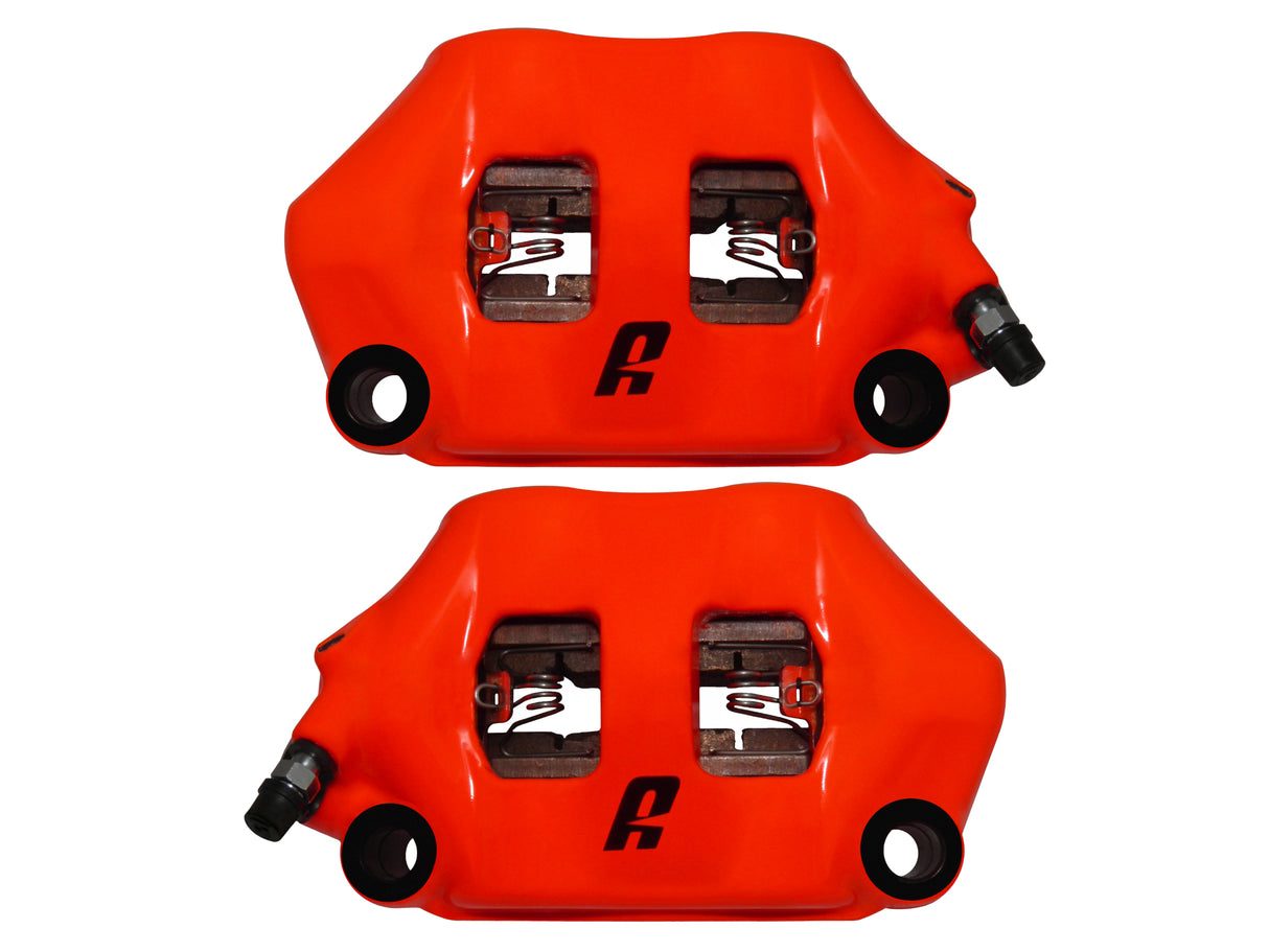 Pinza Freno Radiale Accossato Forgiata Monoblocco Interasse 100 mm Con Pistoni in Alluminio