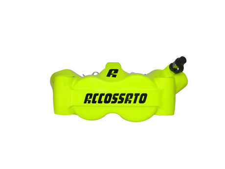 Pinza Freno Radiale Accossato Forgiata Monoblocco Interasse 100 mm Con Pistoni in Alluminio