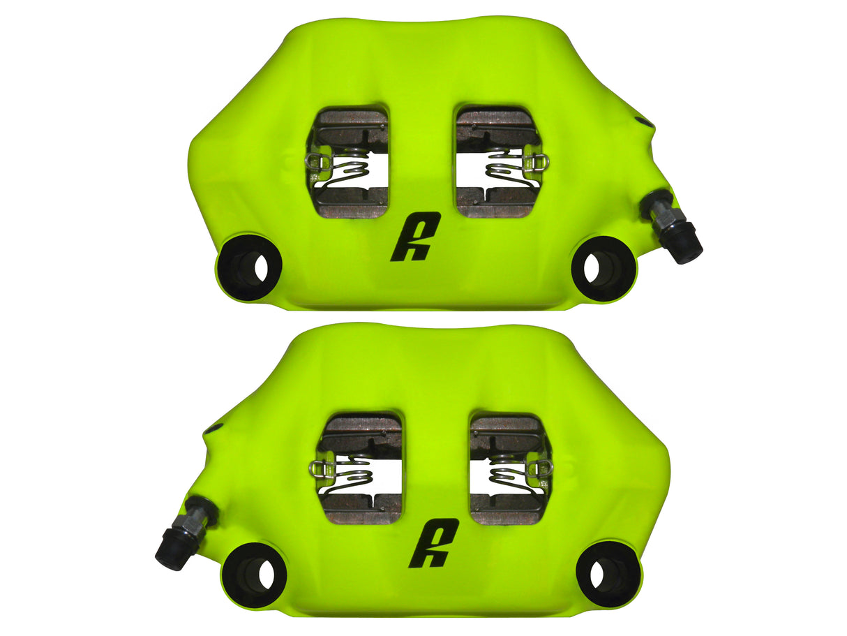 Pinza Freno Radiale Accossato Forgiata Monoblocco Interasse 100 mm Con Pistoni in Alluminio