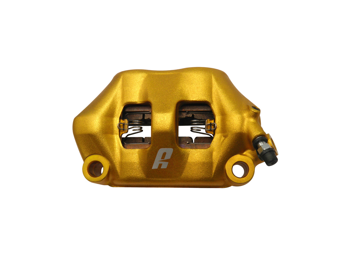 Pinza Freno Radiale Accossato Forgiata Monoblocco Interasse 100 mm Con Pistoni in Alluminio
