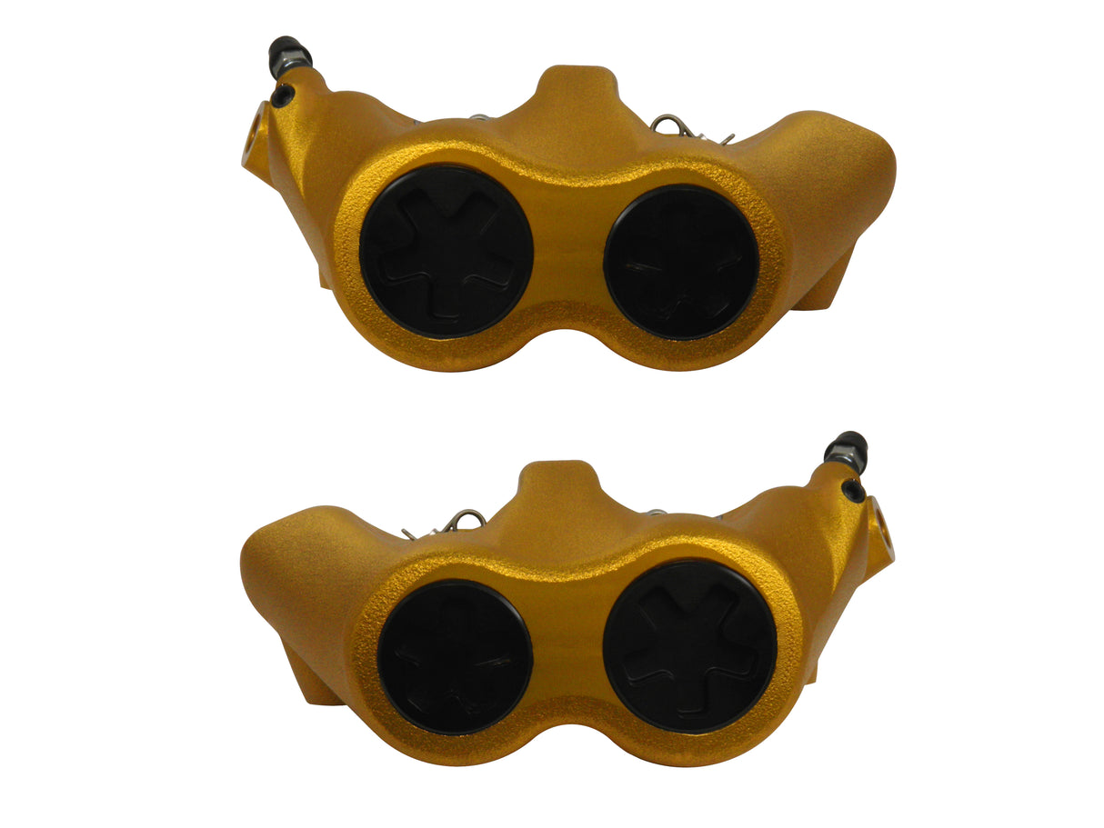 Pinza Freno Radiale Accossato Forgiata Monoblocco Interasse 100 mm Con Pistoni in Alluminio