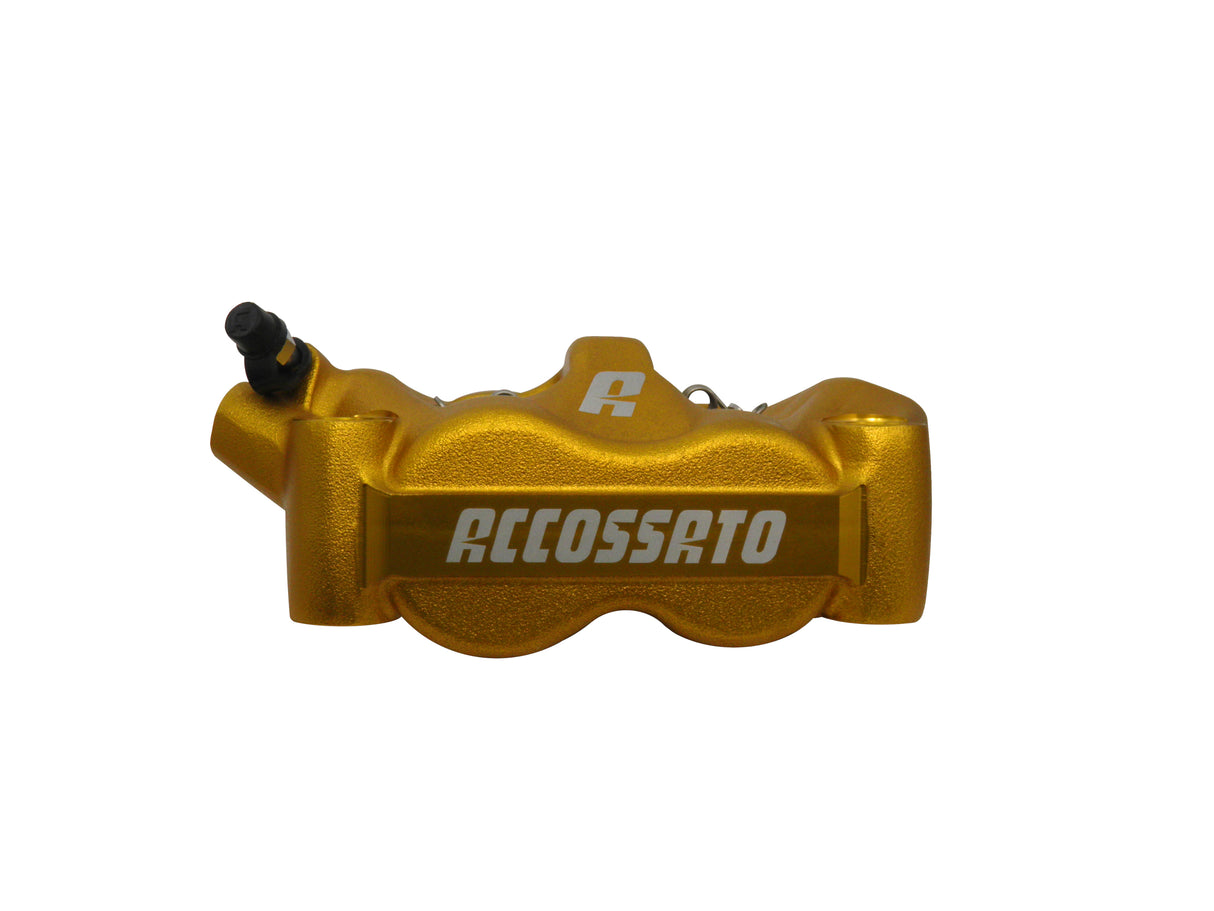 Pinza Freno Radiale Accossato Forgiata Monoblocco Interasse 100 mm Con Pistoni in Alluminio