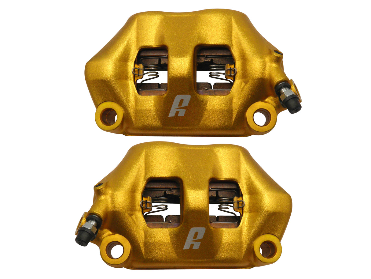 Pinza Freno Radiale Accossato Forgiata Monoblocco Interasse 100 mm Con Pistoni in Alluminio