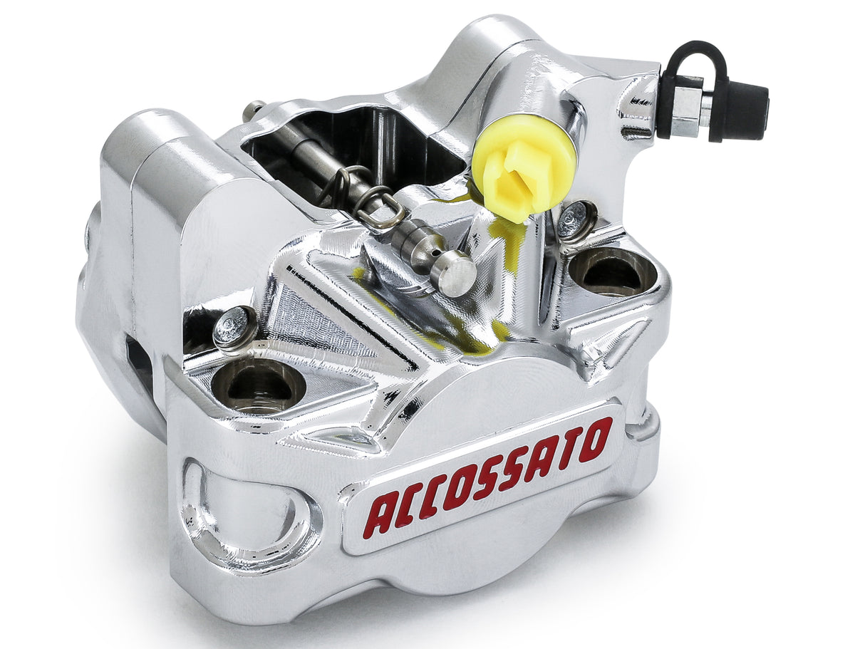 Pinza Freno Radiale Accossato Ricavata CNC Interasse 60 mm Con Pistoni In Alluminio