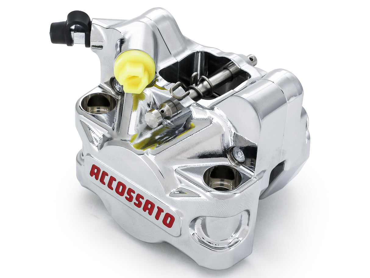 Pinza Freno Radiale Accossato Ricavata CNC Interasse 60 mm Con Pistoni In Alluminio