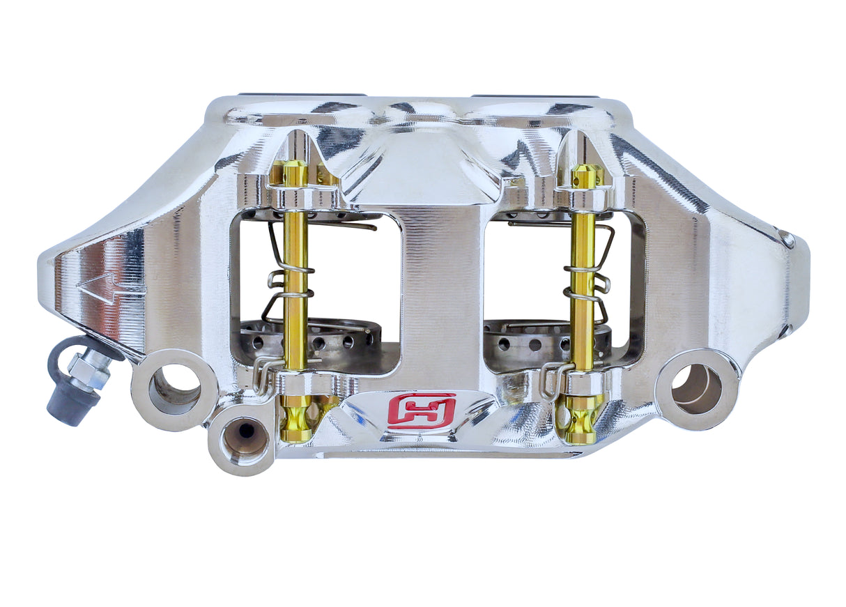 Pinza Freno Radiale Accossato Ricavata CNC Monoblocco Interasse 108 mm Con Pistoni in Titanio, Off-set 21 mm