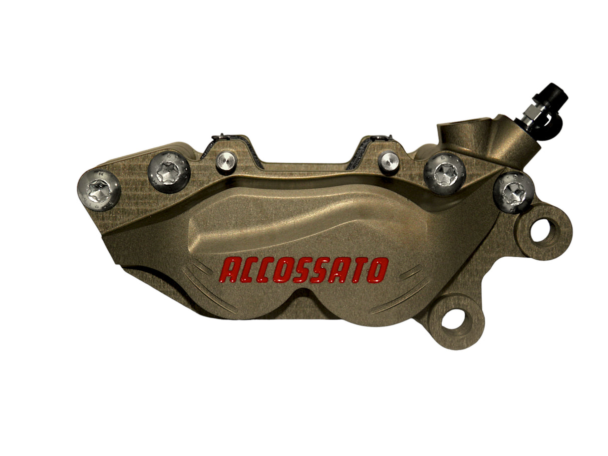 Pinza Freno Assiale 2 Pastiglie CNC Accossato - interasse 40 mm