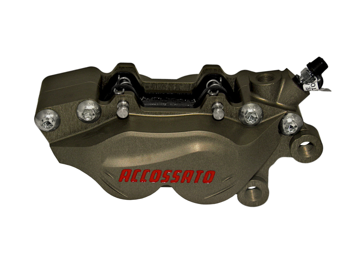 Pinza Freno Assiale 2 Pastiglie CNC Accossato - interasse 40 mm