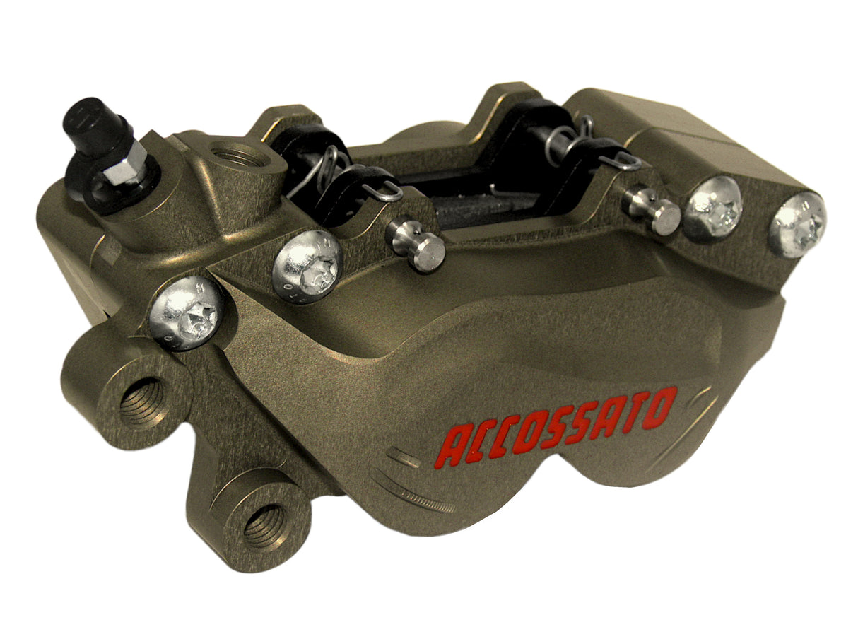 Pinza Freno Assiale 2 Pastiglie CNC Accossato - interasse 40 mm