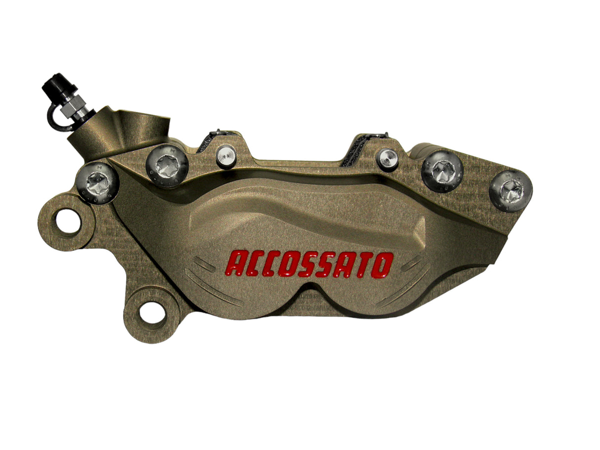 Pinza Freno Assiale 2 Pastiglie CNC Accossato - interasse 40 mm