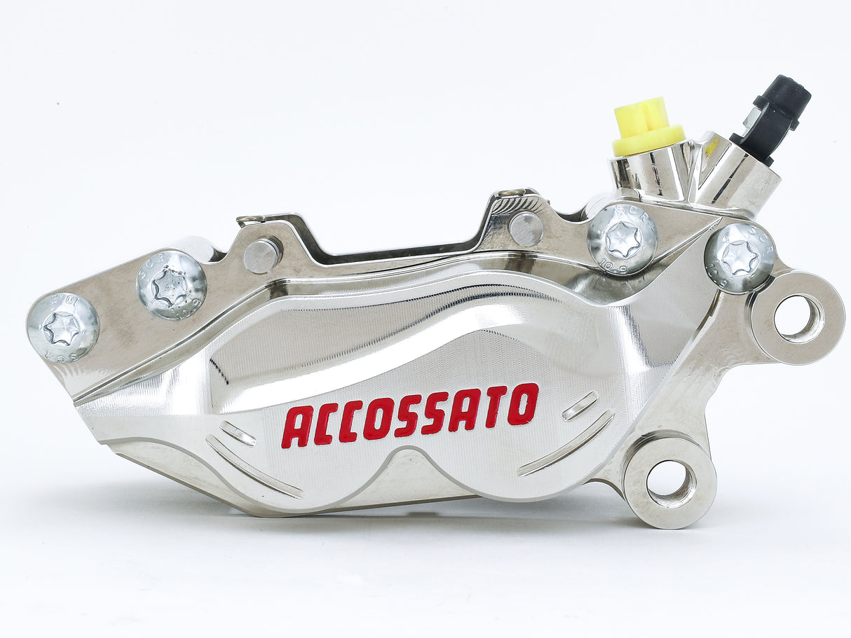 Pinza Freno Assiale 2 Pastiglie CNC Accossato - interasse 40 mm