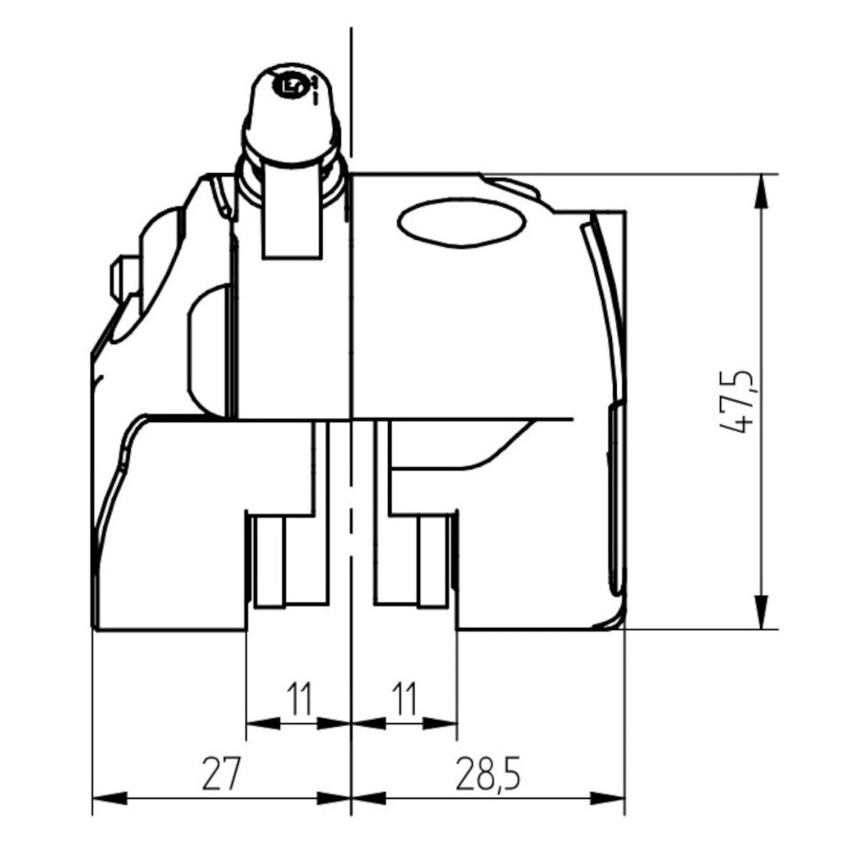 Pinza Freno Radiale Accossato per Mini Gp, Pitbike, Scooter - Tipo Pistone: Titanio