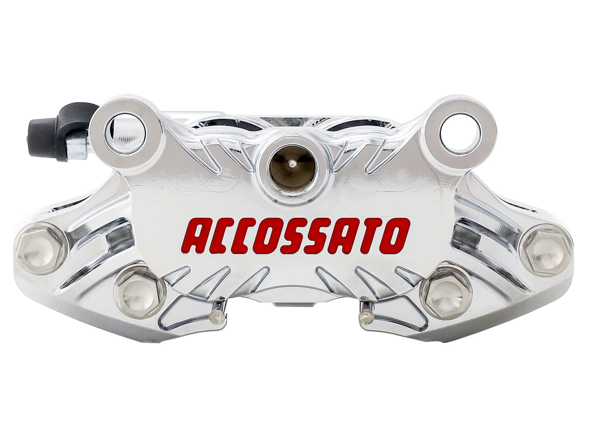 Pinza Freno CNC Assiale Interasse 64 mm - Colore Viti: Naturale