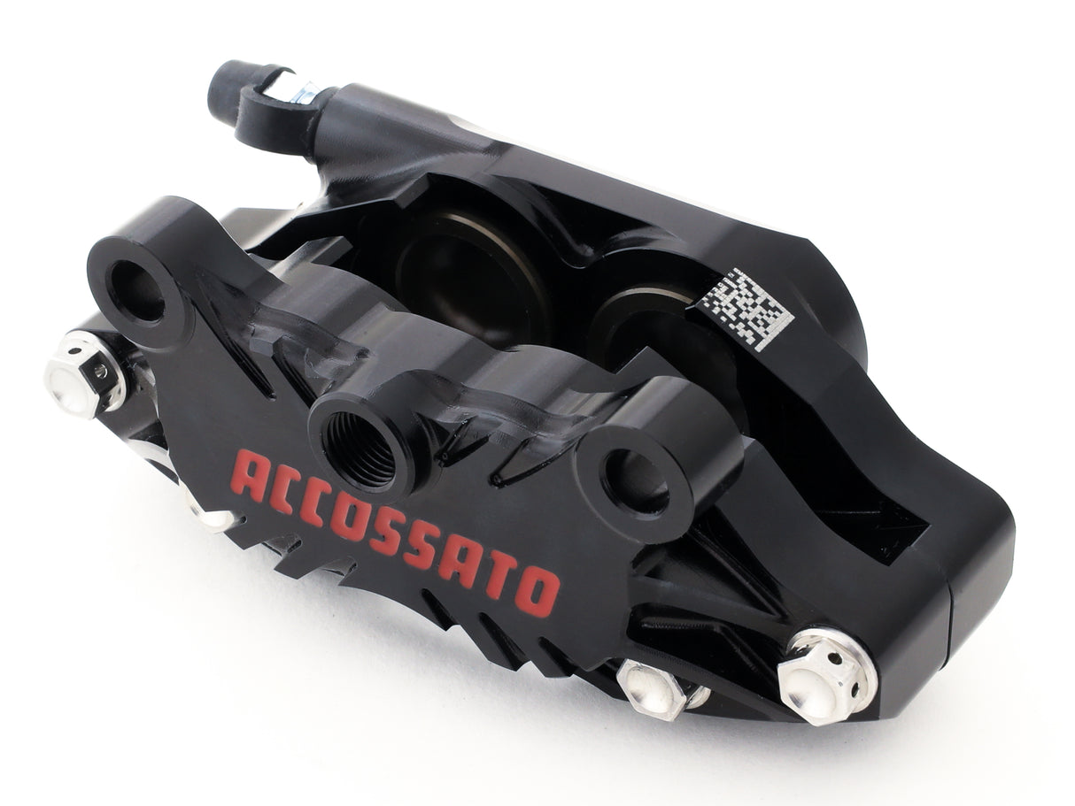 Pinza Freno CNC Assiale Interasse 64 mm - Colore Viti: Naturale