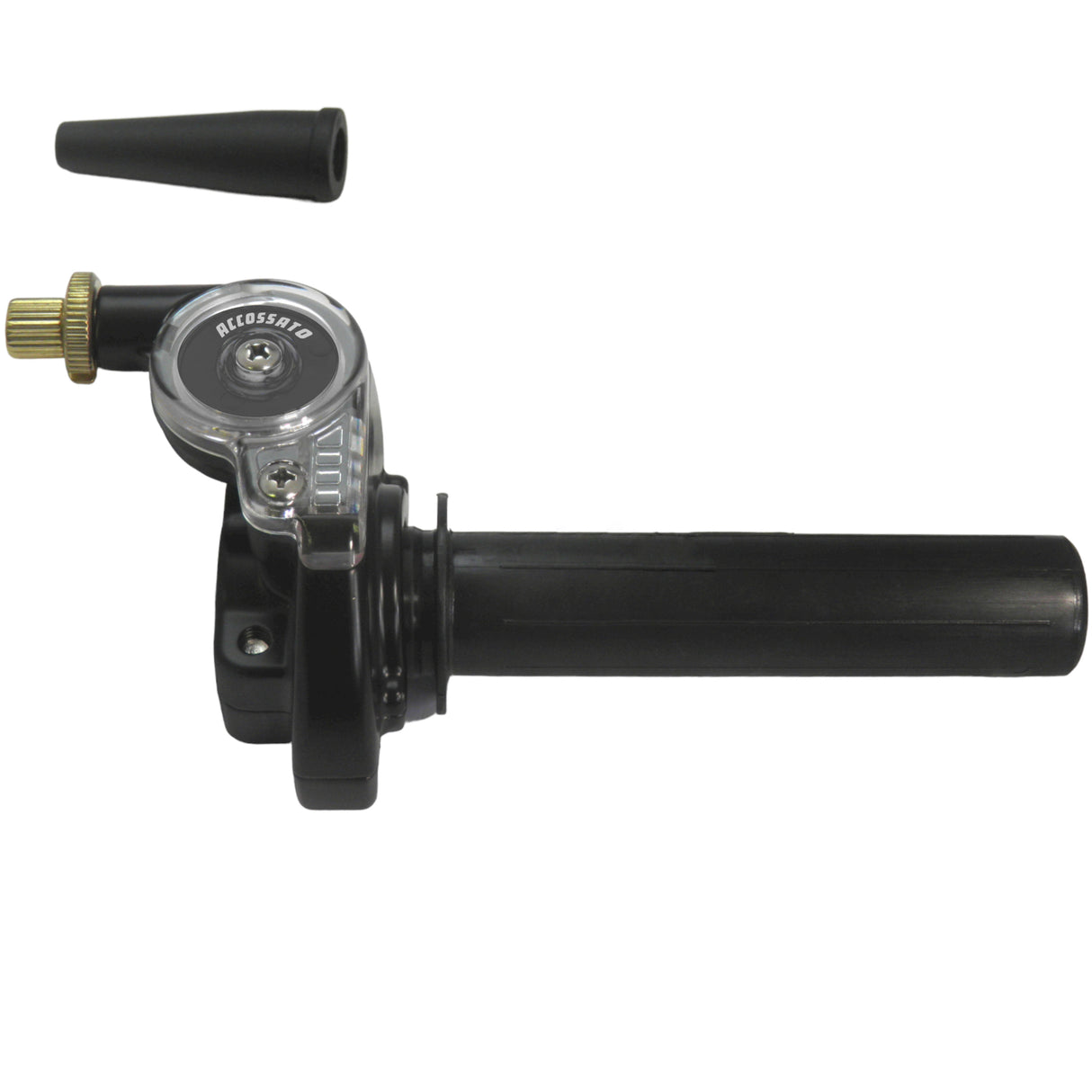 Comando Gas Monocavo universale per manubri da 22mm, Cross, Enduro, Scooter