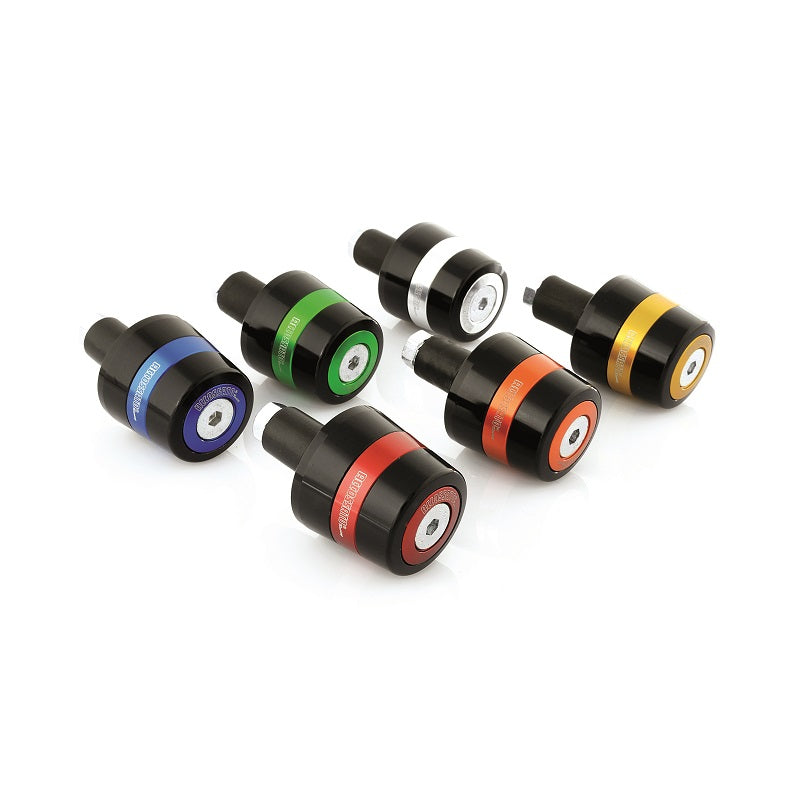 Coppia Di Contrappesi Accossato Neri Con Inserto Colorato, Per Manubri Con Foro Interno Diametro Da 12mm A 20mm