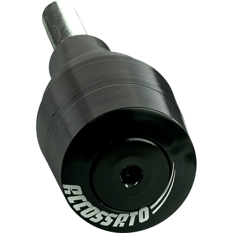 Tamponi paracarena Accossato per moto, ricavato CNC, con inserto colorato. La confezione contiene 02 articoli