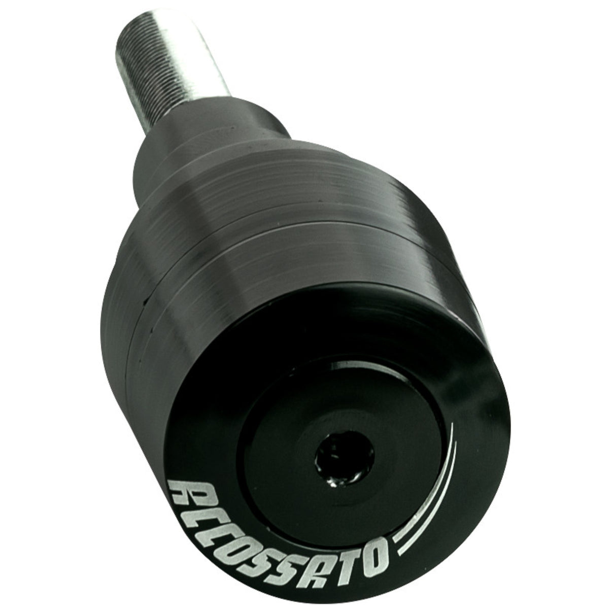 Tamponi paracarena Accossato per moto, ricavato CNC, con inserto colorato. La confezione contiene 02 articoli