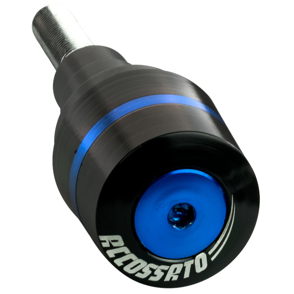 Tamponi paracarena Accossato per moto, ricavato CNC, con inserto colorato. La confezione contiene 02 articoli