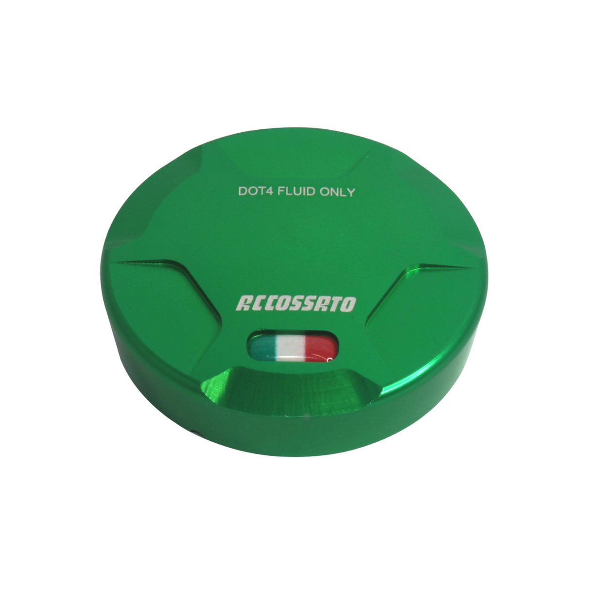 Tappo vaschetta olio frizione, ricavato in alluminio CNC per il montaggio della vaschetta Accossato, 15 ml VP001