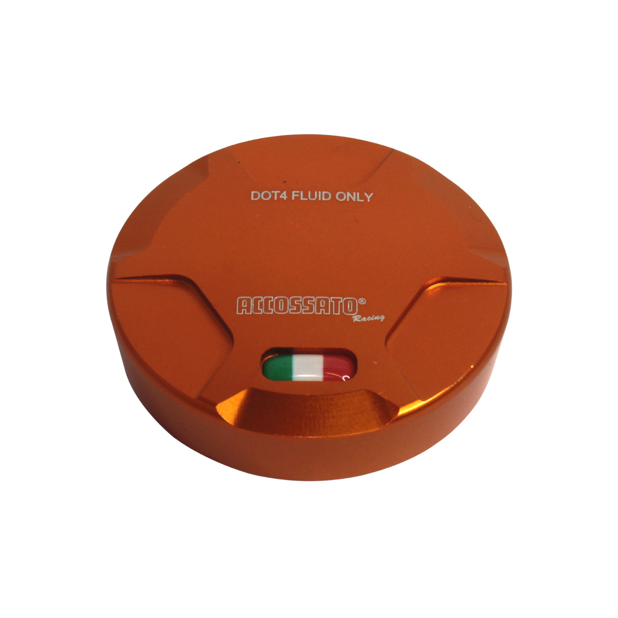 Tappo vaschetta olio frizione, ricavato in alluminio CNC per il montaggio della vaschetta Accossato, 15 ml VP001