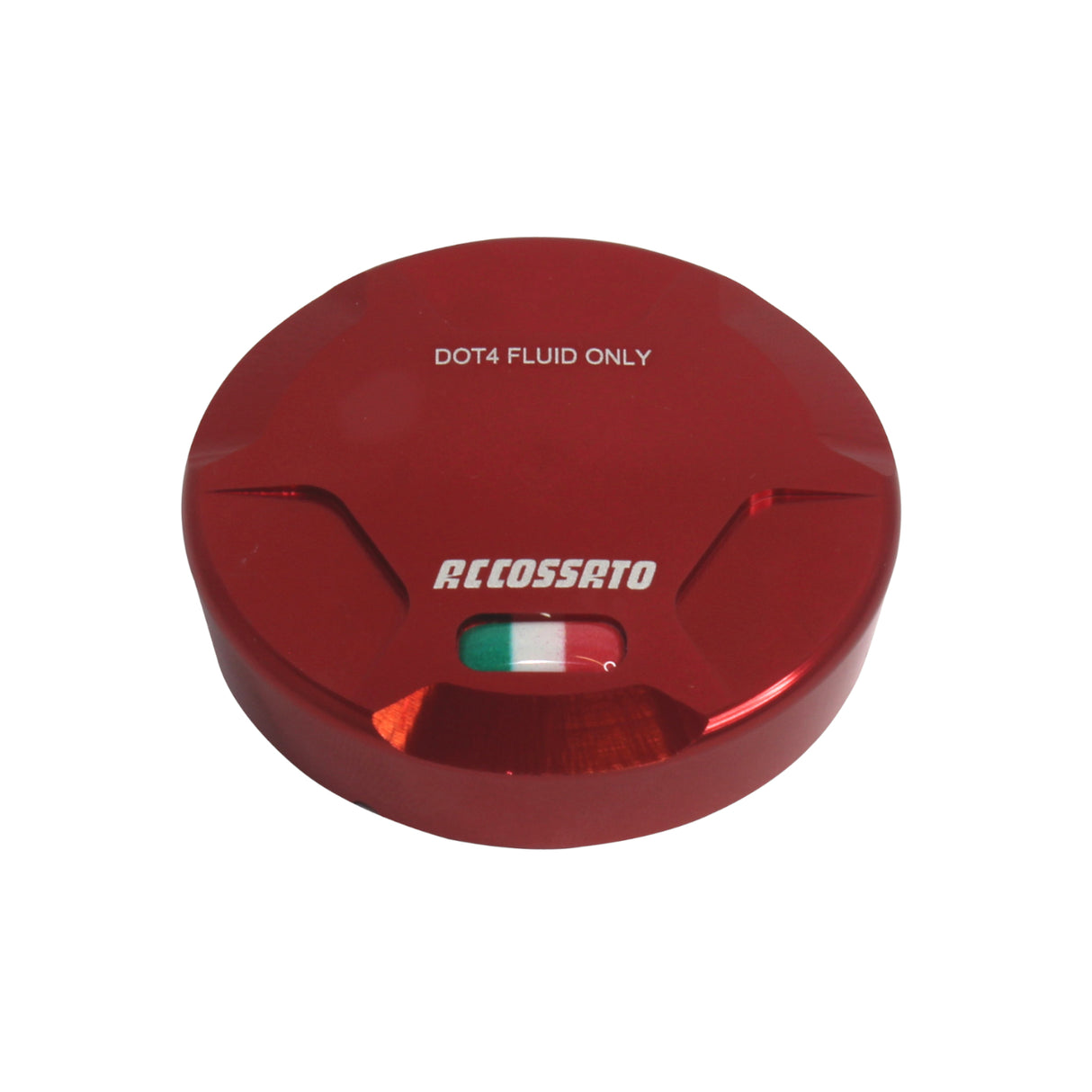 Tappo vaschetta olio frizione, ricavato in alluminio CNC per il montaggio della vaschetta Accossato, 15 ml VP001