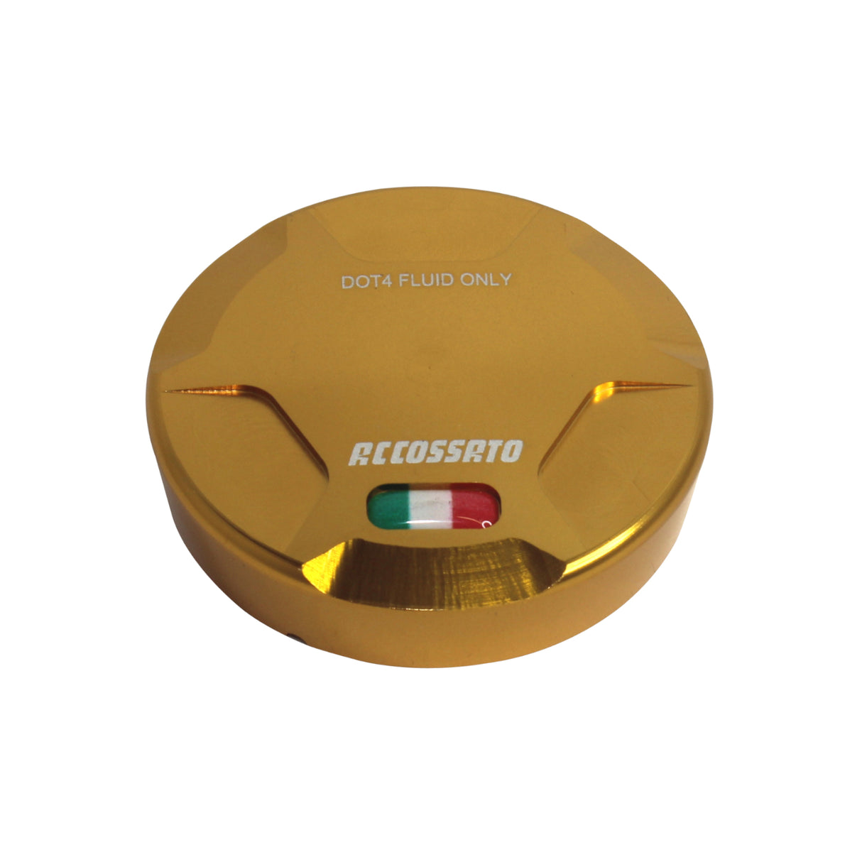 Tappo vaschetta olio frizione, ricavato in alluminio CNC per il montaggio della vaschetta Accossato, 15 ml VP001