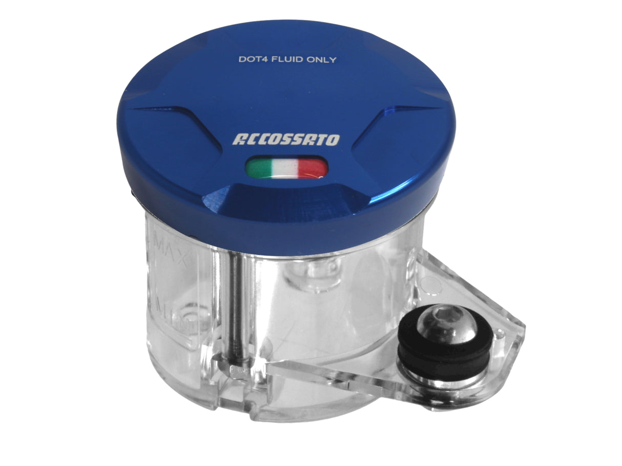 Vaschetta Accossato Trasparente, Capacità 45 ml Per Fluido Freni