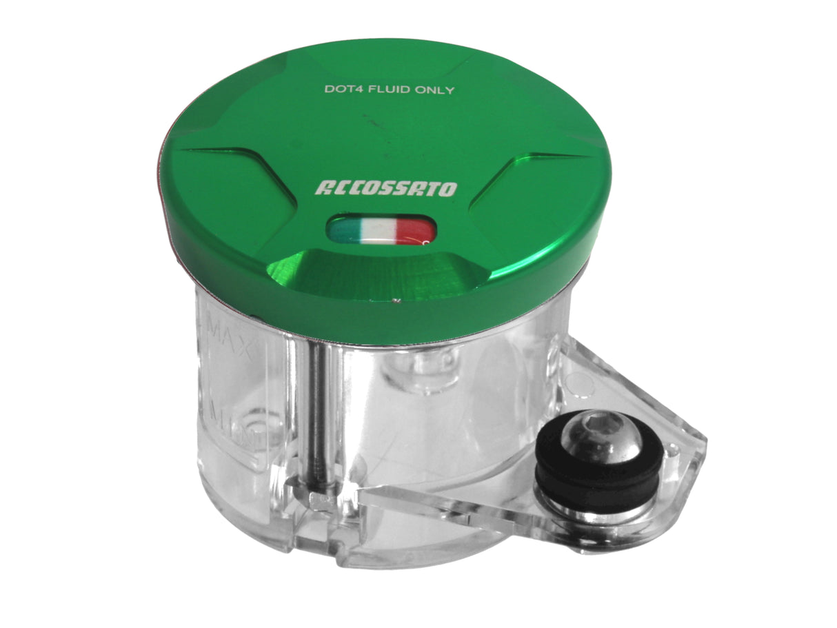 Vaschetta Accossato Trasparente, Capacità 45 ml Per Fluido Freni