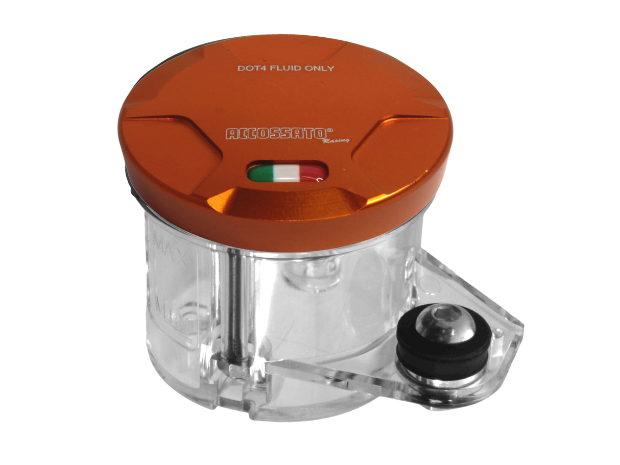 Vaschetta Accossato Trasparente, Capacità 45 ml Per Fluido Freni