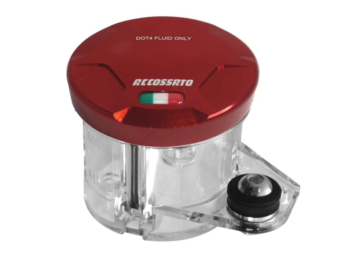 Vaschetta Accossato Trasparente, Capacità 45 ml Per Fluido Freni